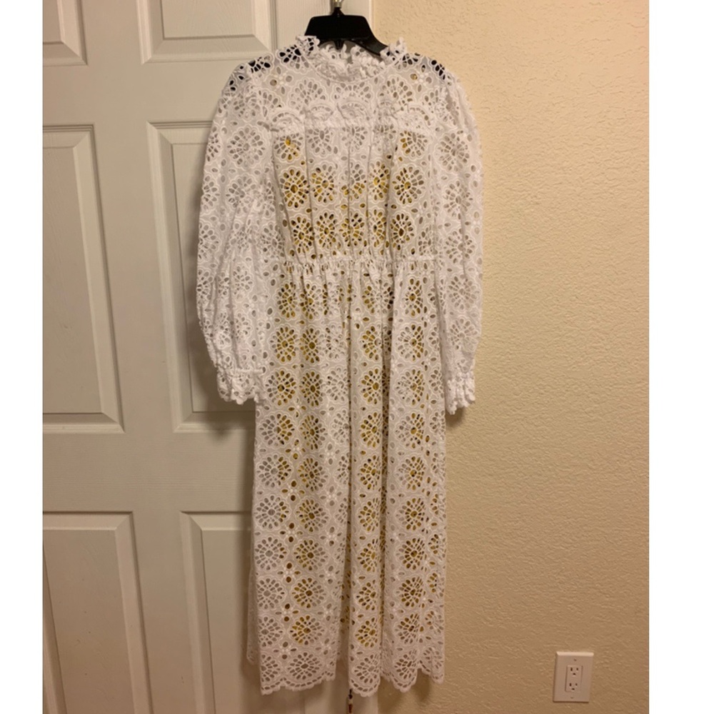 DVF white dress